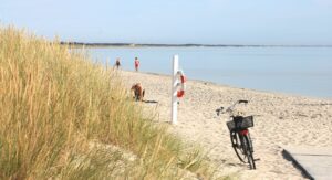 In der Nähe vom VillaVilla-Ferienhaus in Aalbäk können Sie "Grenen", den nördlichsten Punkt Dänemarks, besuchen