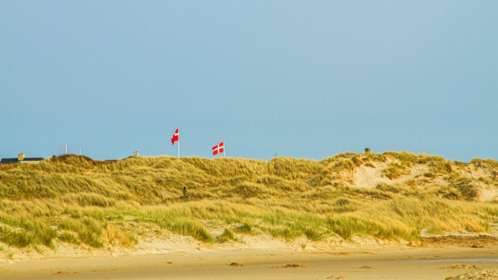 An der Nordsee auf der Insel Fanö
