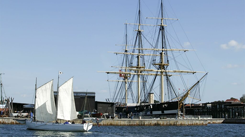 De Fregatte Jylland in Ebeltoft auf Djursland