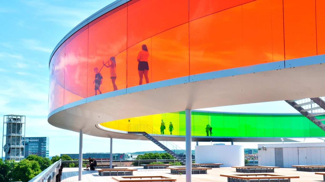 Der Regenbogen in Aros