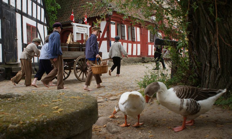 Kindern in Den Gamle By in Aarhus