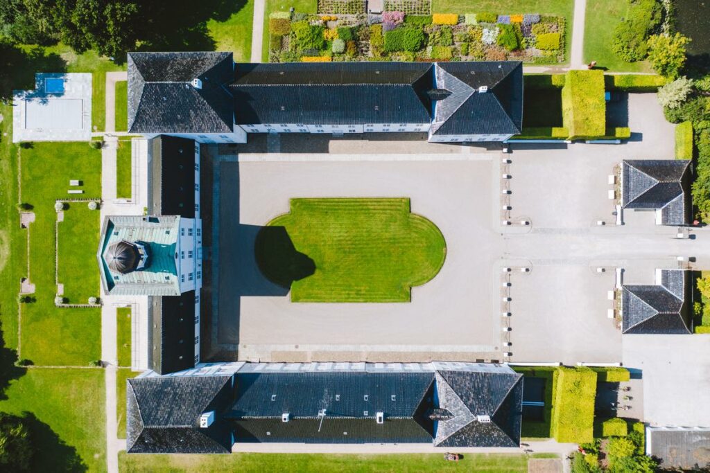 Schloss Gråsten von oben