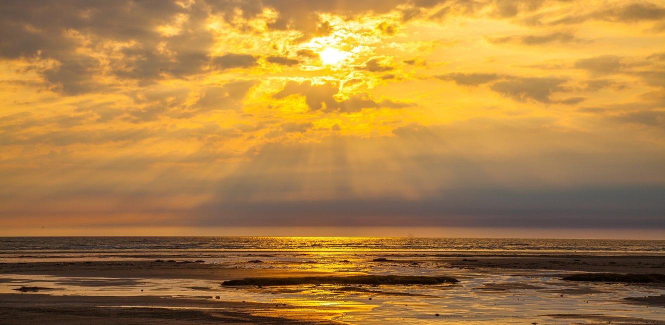 Sonnenuntergang auf Fanø