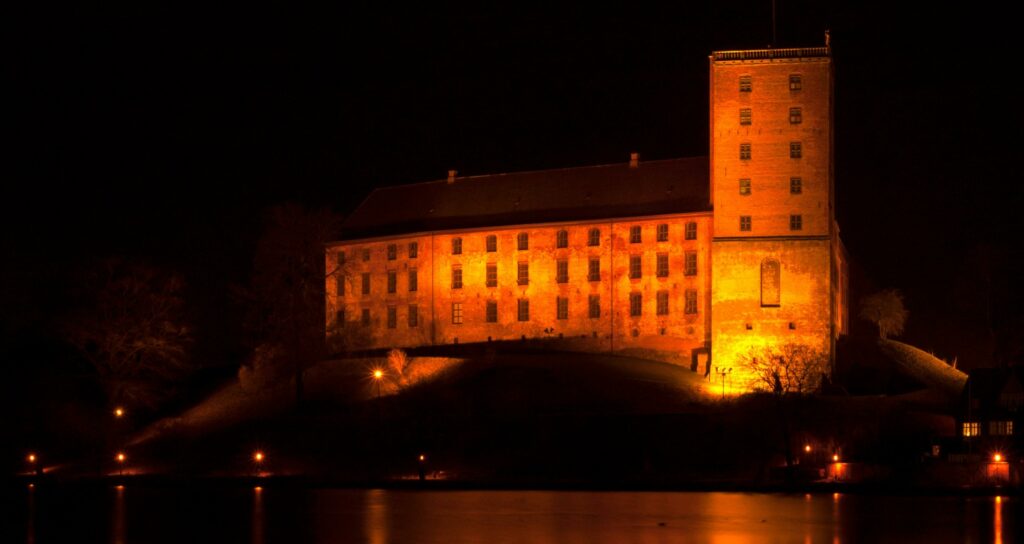Nacht bei Koldinghus