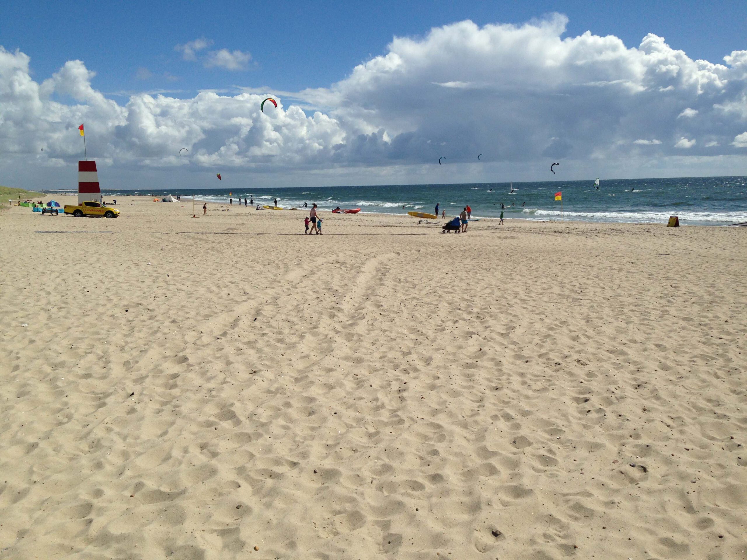 Spaziergang am Strand bei Blavand