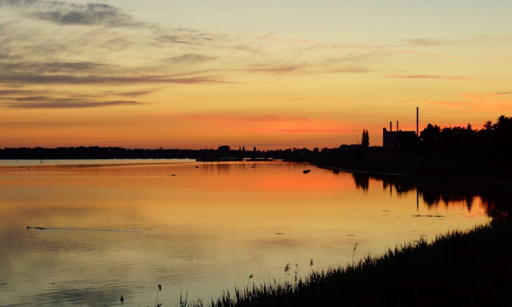 Sonnenuntergang auf Falster
