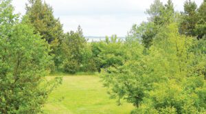 Blick vom Ferienhaus in Ho Bucht