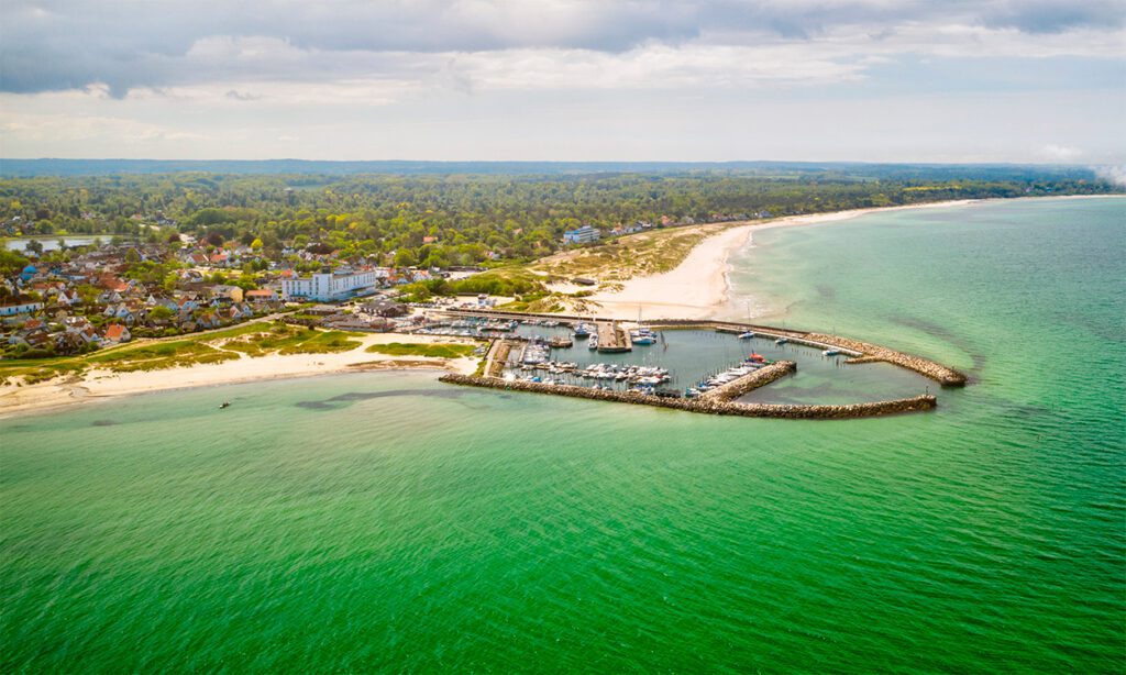 Urlaub an der Bucht von Hornbaek