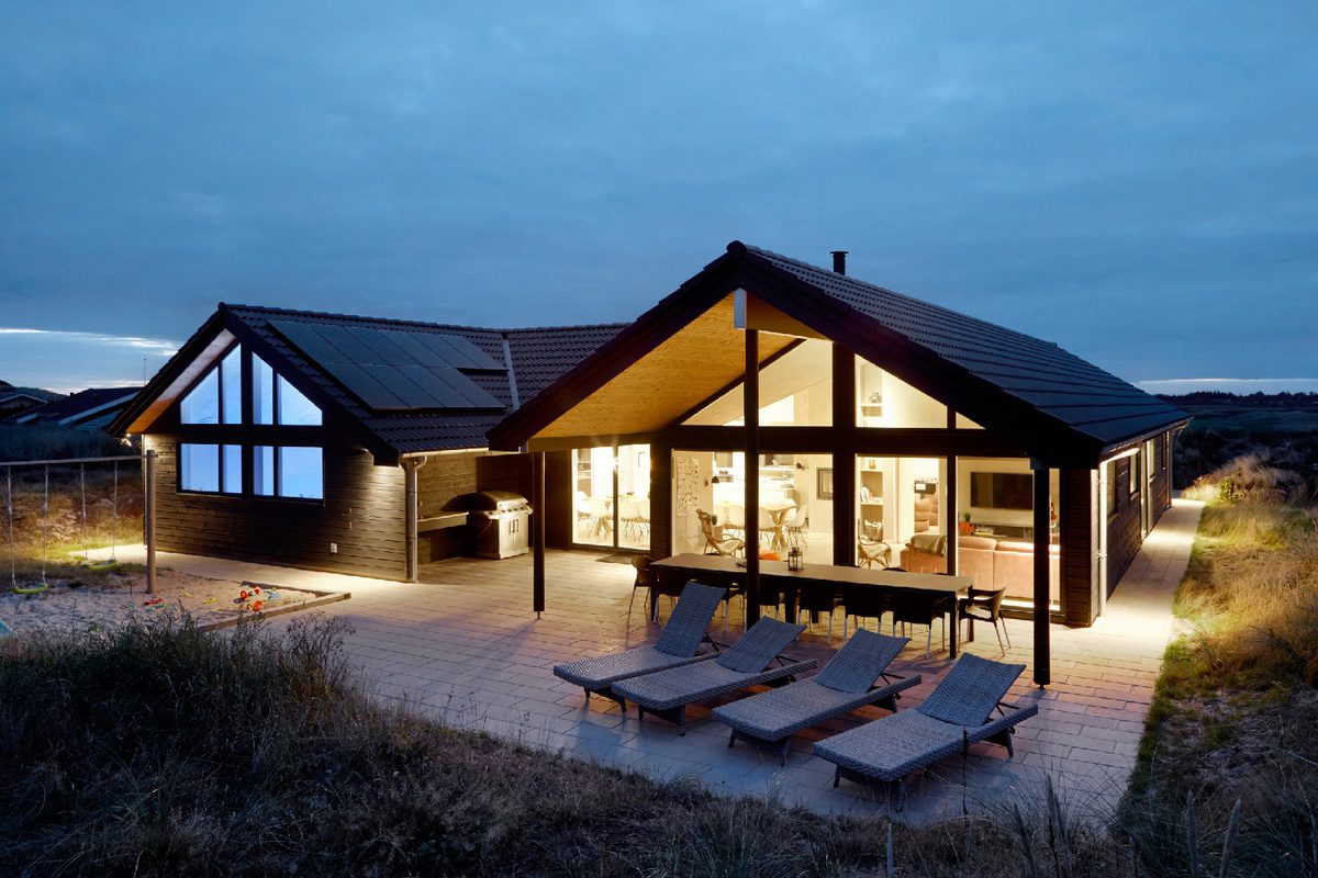 Ferienhaus mit Pool nah am Strand in Dänemark