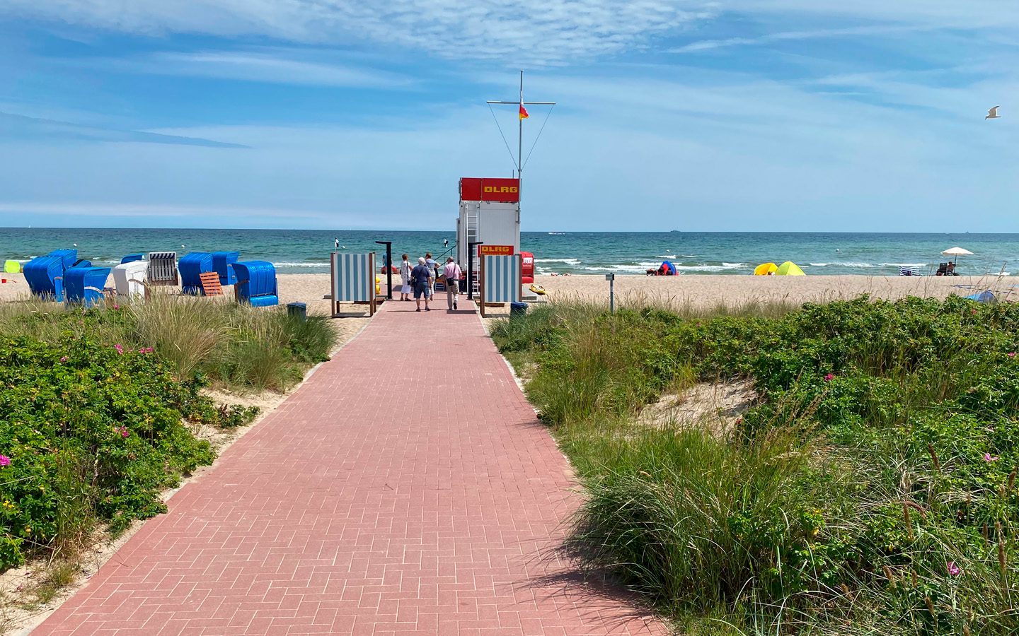 Schöner Sandstrand an der Ostsee im OstseeResort Olpenitz