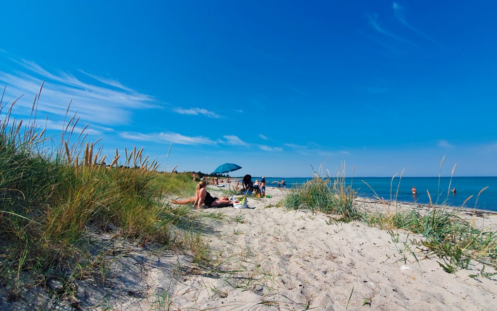 Am Strand von Fjellerup