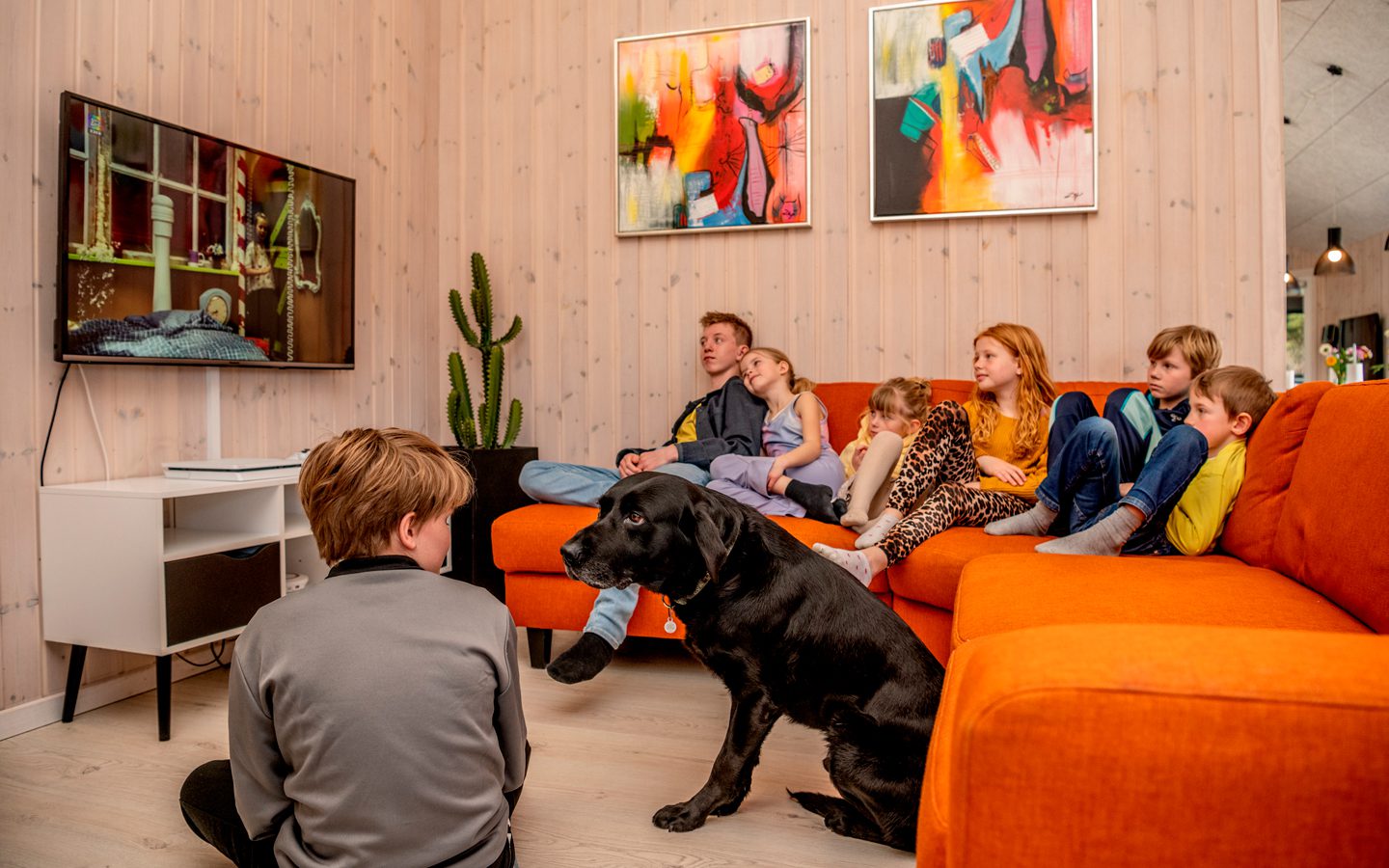 Großes Ferienhaus mit Hund und der ganzen Familie in Dänemark