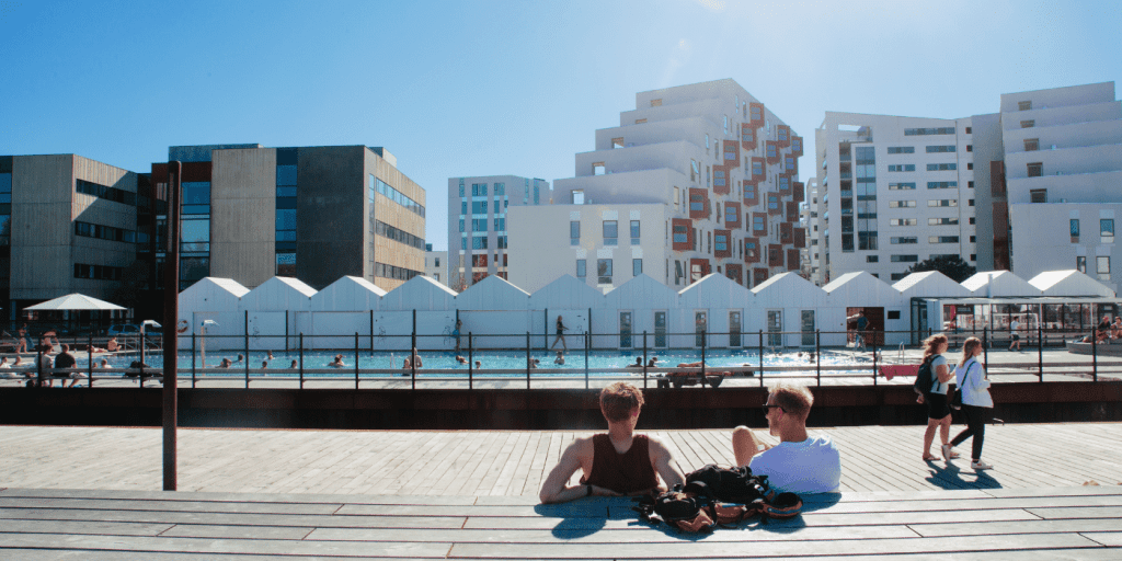 Hafen in Odense auf Fünen