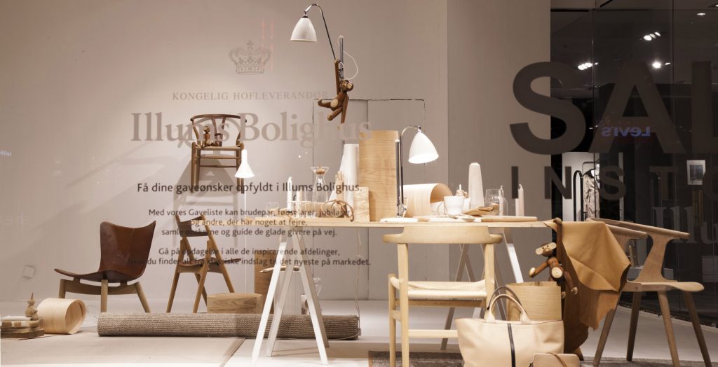 Schaufenster von Illums Bolighus in Kopenhagen.