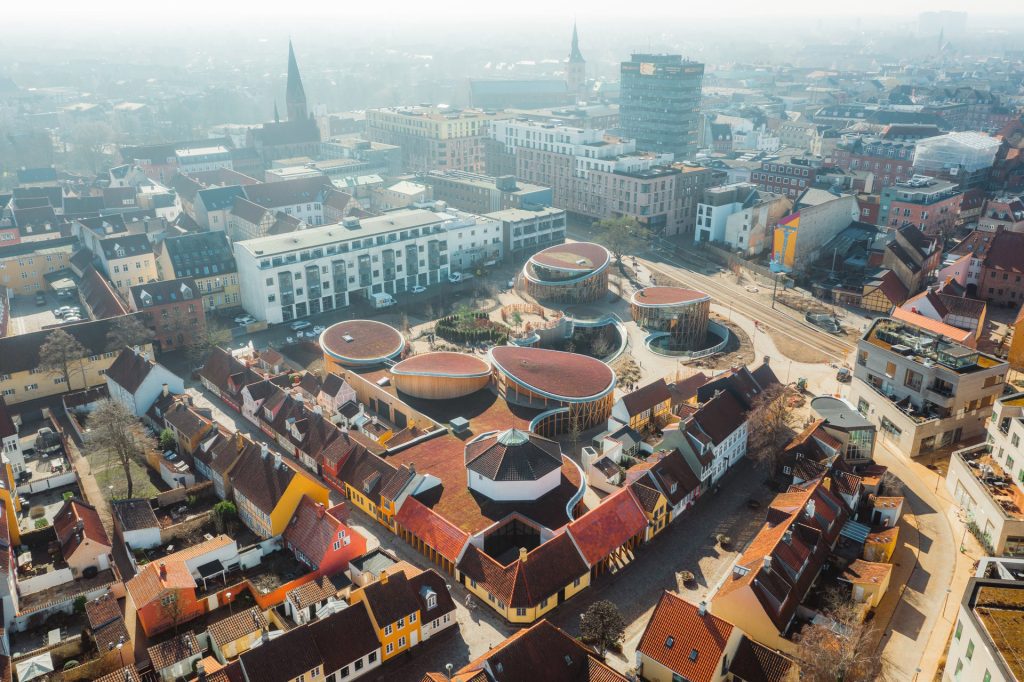Das neue H.C. Andersen-Haus in Odense. Der japanische Architekt Kengo Kuma hat das spektakuläre Museum entworfen