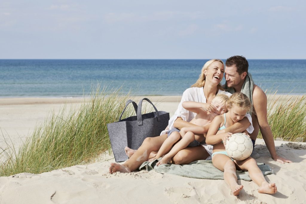 Sommer in Dänemark an der Nordseeküste